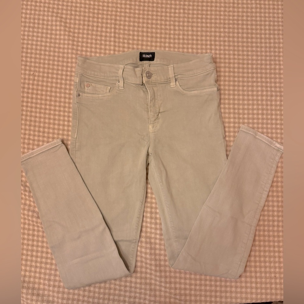 Hudson Women’s Light Green Skinny Jeans